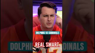 DOLPHINS VS CARDINALS PREDICTION nfl football predictions sports dolphins cardinals shorts [upl. by Aneelak]