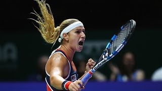 Dominika Cibulkova vs Svetlana Kuznetsova  2016 WTA Finals Singapore Semifinal Highlights [upl. by Cardinal]