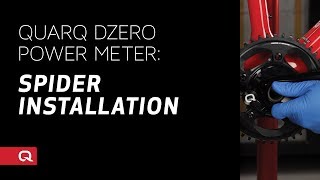 Quarq DZero Power Meter Spider Installation [upl. by Adlemy]