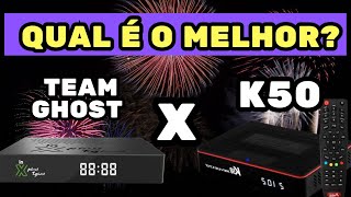 AUDISAT K50 OU INXPLUS TEAM GHOST QUAL É O MELHOR PARA VOCÊ [upl. by Evoy241]