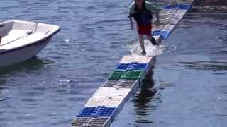 Andrew Gudroe running 93 Lobster Crates  40th Annual Fishermens Festival 2013 [upl. by Khan]