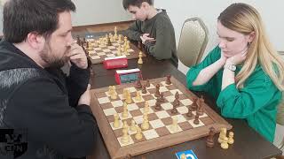 FM V Chizhikov 2242 vs WFM Glittering Goldie 1934 Chess Fight Night CFN Blitz [upl. by Alyehs207]