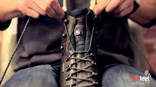 How to lace walking boots to prevent heel lift [upl. by Annawek732]