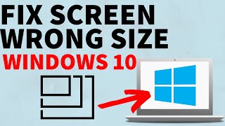 Fix Windows 10 Not Fitting on Screen  Fix Display Resolution [upl. by Eelyek]