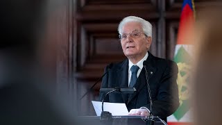 Mattarella consegna delle insegne di Cavaliere dell’Ordine “Al Merito del Lavoro” [upl. by Odnarb]