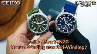 Review Seiko 5 Sport SNZG09K1 dan SNZG11K1 Indonesia [upl. by Ahsote365]