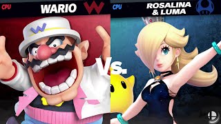 Tycoon Wario VS Rosalina Starry Nt CyberM295 Contest Winner Request SSBU Mods By LuigiTKOHanxulz [upl. by Amaleta741]