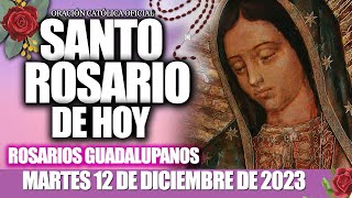 SANTO ROSARIO DE HOY MARTES 12 DE DICIEMBRE DE 2023🌷🌺MISTERIOS DOLOROSOSROSARIOS GUADALUPANOS [upl. by Letsou]