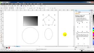 How to Change outline color in CorelDrawX6 Tutorials [upl. by Colburn25]