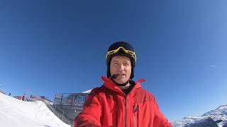 Graham Bell skis the World Championship piste in SaalbachHinterglemm Austria [upl. by Napoleon]