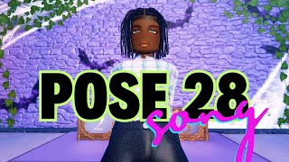 Pose 28 Funny Song l Roblox Funny Music Videos DTI song [upl. by Regen]