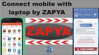 Zapya  Zapya for laptop  Connect mobile with pc or laptop  UrduHindi [upl. by Aylad]