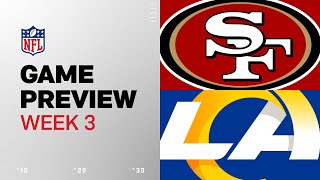 San Francisco 49ers vs Los Angeles Rams  2024 Week 3 Game Preview [upl. by Almeeta]