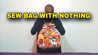 DIY Do you want to sew this backpack  The materials needed are nothing [upl. by Bickart]