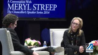 Meryl Streep Discusses quotThe Iron Ladyquot  UMass Lowell Chancellors Speaker Series 044 [upl. by Asyla]