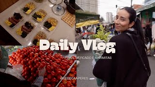 fazendo marmitas da semana organização no notion cardápio dicas mercado e feira [upl. by Monjo976]