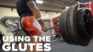 Using The Glutes In The Deadlift [upl. by Novonod]