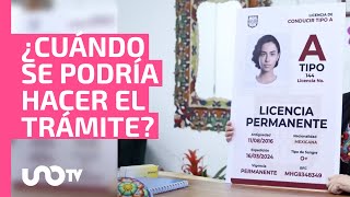 Licencia de conducir permanente en CDMX ¿cuándo se podrá hacer el trámite [upl. by Tonie]