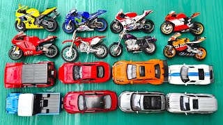 Various Model Cars and Bikes Review by Hands Ducati MotoGP Mitsubishi Porsche Suzuki Ford [upl. by Airret434]