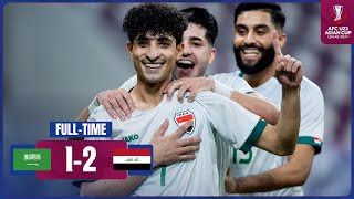 AFCU23  Group C  Saudi Arabia 1  2 Iraq [upl. by Cirri]