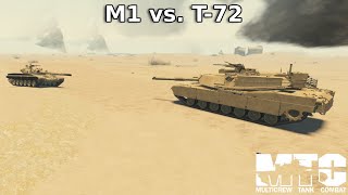 M1 Abrams vs Iraqi T72  MTC4 Roblox [upl. by Reddin]