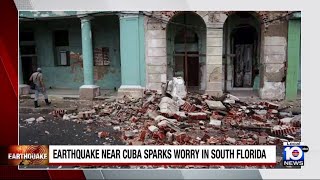 South Florida Cuban community reacts to earthquake near island [upl. by Tavey529]