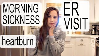 67 WEEKS PREGNANT  MORNING SICKNESS HEART BURN  ER VISIT  PREGNANCY VLOG [upl. by Chapnick]