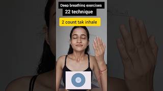 🥹 Deep breathing exercises For Stress and Anxiety yoga yt shorts [upl. by Anneiv]