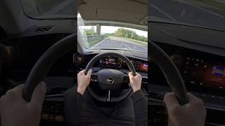 Highspeed Opel Astra L 16 Turbo PlugInHybrid  180PS  German Autobahn [upl. by Ahsoek]