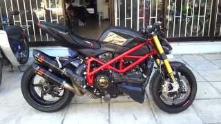 Ducati Streetfighter 1098 S  Akrapovic  OZ Piega  Full Carbon [upl. by Peggi540]