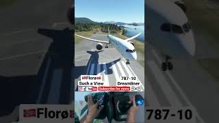 Landing Florø Airport Norway  Boeing 78710 Dreamliner  Etihad Airways  Ultra Graphics  MSFS2020 [upl. by Airt]