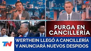 Werthein desembarcó en Cancillería y ya le pidió la renuncia a secretarios y subsecretarios [upl. by Caressa]