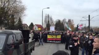 Protestzug der quotHeimgegnerquot in BerlinMarzahn [upl. by Naesar]