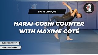 Judo for BJJ Harai Goshi Counter [upl. by Aloisia]