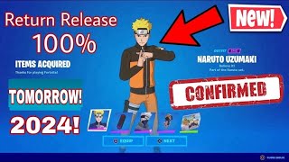 CHAPTER 5 2024 FORTNITE ITEM SHOP NARUTO SKINS RELEASE DATE EXPOSED [upl. by Rett996]