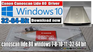 driver canon lide 80  canon canoscan lide 80 windows 10 driver  shtv [upl. by Ennobe220]