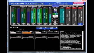 VoiceLive Touch Editor  Studio Screen [upl. by Benedicto]