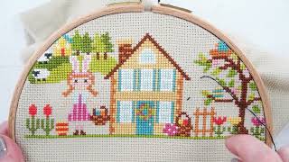 How to Cross Stitch for BEGINNERS [upl. by Bennie536]