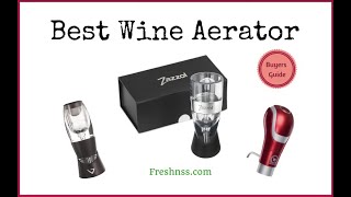 Best Wine Aerator Review 2022 Buyers Guide [upl. by Ayotnahs211]