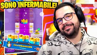 Sono Infermabile in Questa Season  CLASH ROYALE [upl. by Aiuqram]