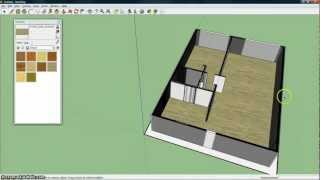 Plattegrond 3d maken met SketchUp [upl. by Asirram225]