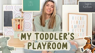 Toddler PLAYROOM TOUR  Toys Storage Hacks and Solutions that Will Help EVERY MOM [upl. by Dich235]