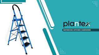 Plantex Step Steel LadderLadder for HomeWide AntiSkid step LadderCapacity Upto 150 Kg [upl. by Zehe433]