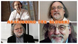 Brian Ferneyhough  Adagissimo 4x più lento  4x slower [upl. by Ingrim]