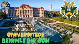 BENİMLE OKULDA BİR GÜN VLOGDEBRECEN ÜNİVERSİTESİ [upl. by Joseph650]