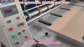 Semiautomatic slotting machine [upl. by Eriam352]