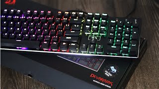 ASMR Redragon Devarajas K556 Unboxing Best RGB Mechanical Keyboard from Redragon [upl. by Ecreip]