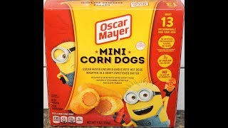 Oscar Mayer Mini Corn Dogs Review [upl. by Alik]