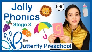 Jolly Phonics Phase 3  Teaching Phonics to Kids  GOULFB phonics [upl. by Ytissac]