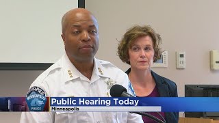 Public Hearing To Be Held On Mpls Police Chief [upl. by Thornie753]